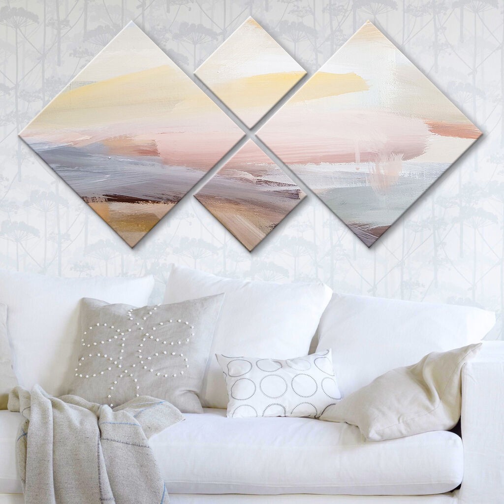 Wallity slika 4MDF1053182372, 60x115 cm, 4 dijela