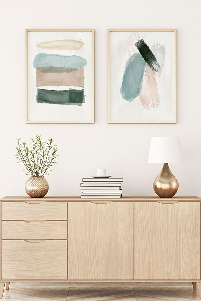 Wallity Uokvirena slika Huhu103, 20x30 cm, 2 dijela