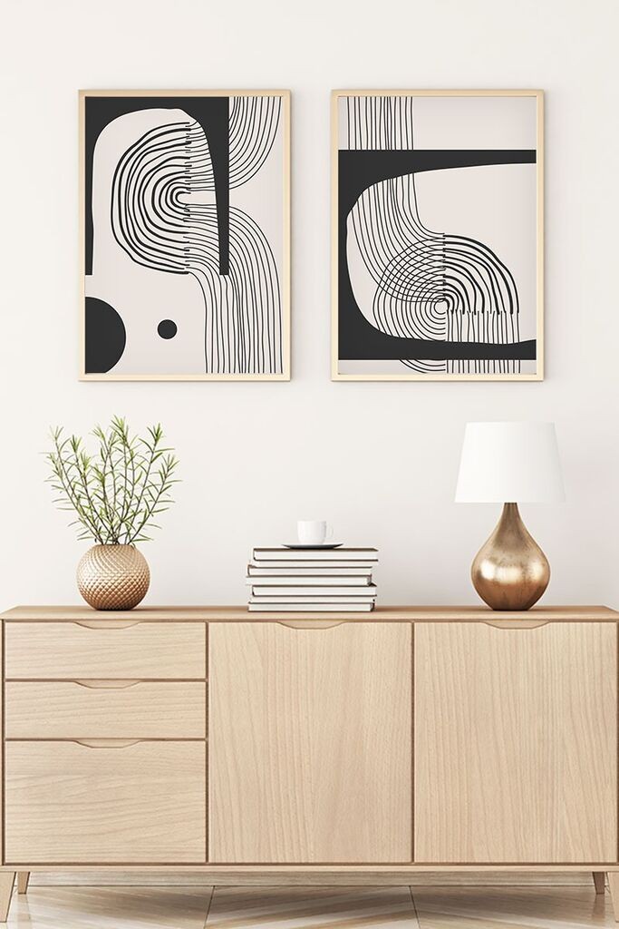 Uramljena slika Wallity Huhu76, 20x30 cm, 2 dijela