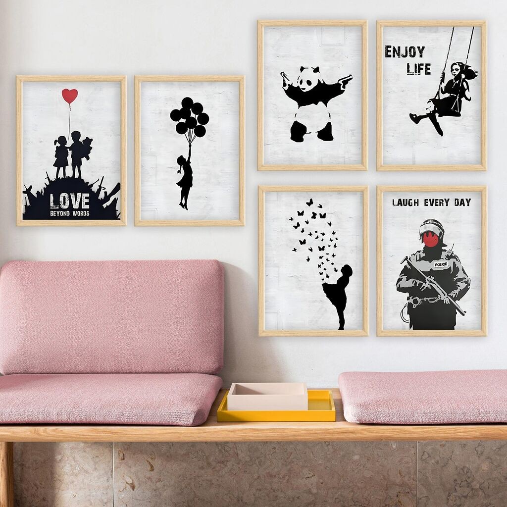 Wallity Uokvirena slika 6NC9619_3545, 35x45 cm, 6 dijelova