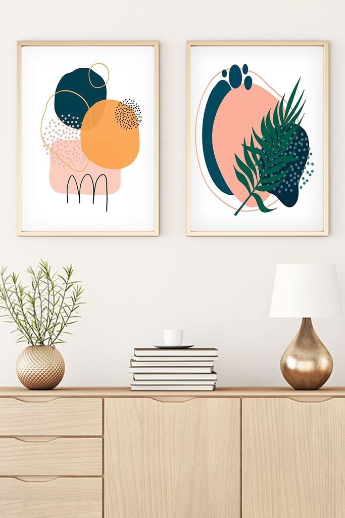 Wallity Uokvirena slika Huhu42, 20x30 cm, 2 dijela