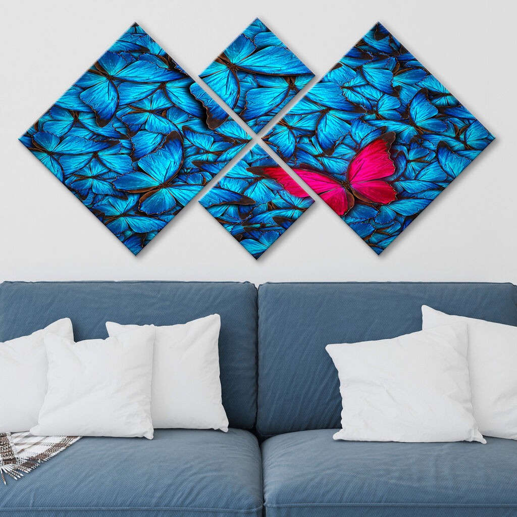 Wallity slika 4MDF210081253, 60x115 cm, 4 dijela