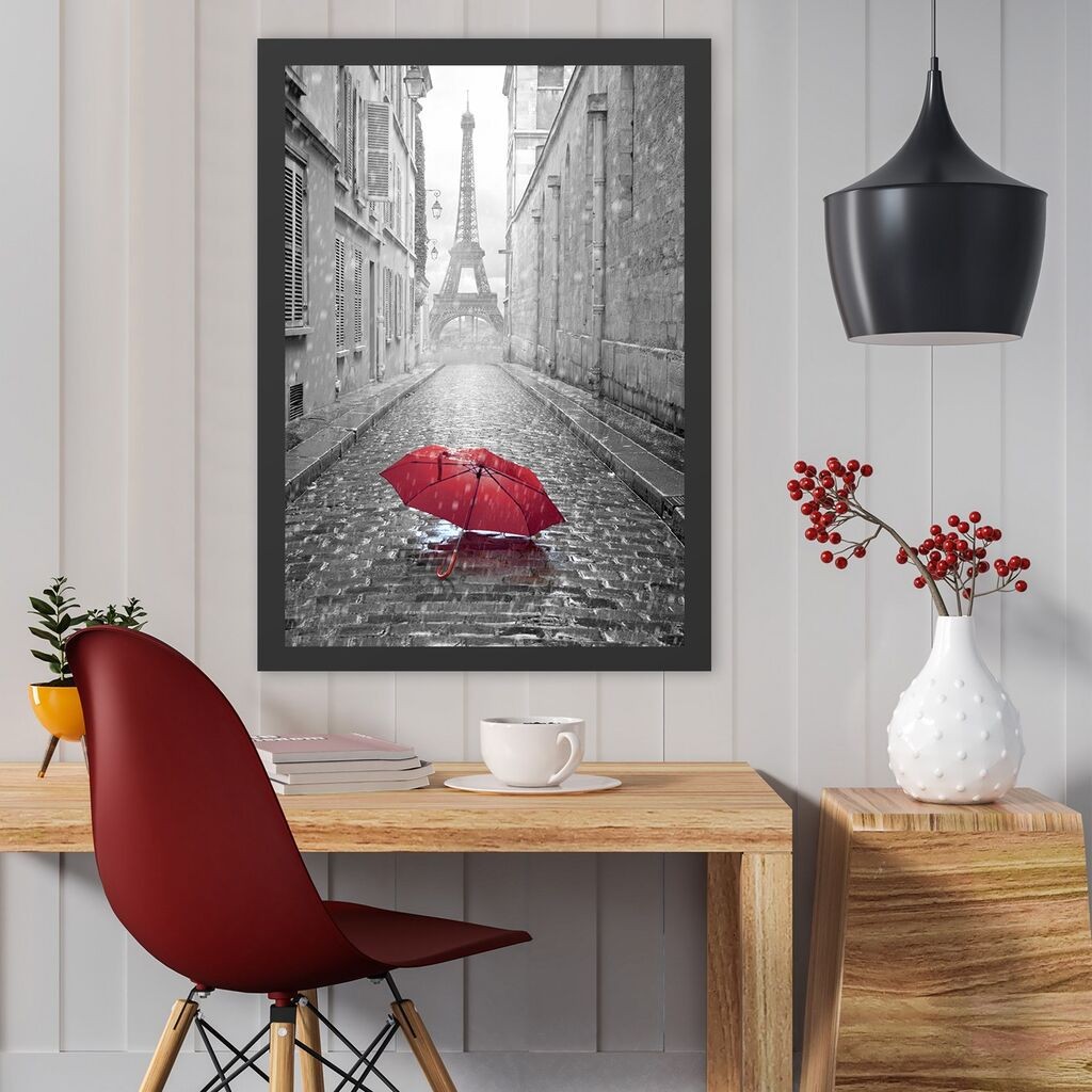 Wallity Uokvirena slika Eiffelov toranj 2, 35x45 cm