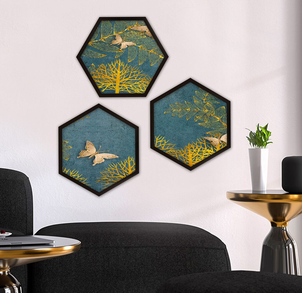 Wallity Uokvirena slika 6GEN157219, 35x35 cm, 3 dijela