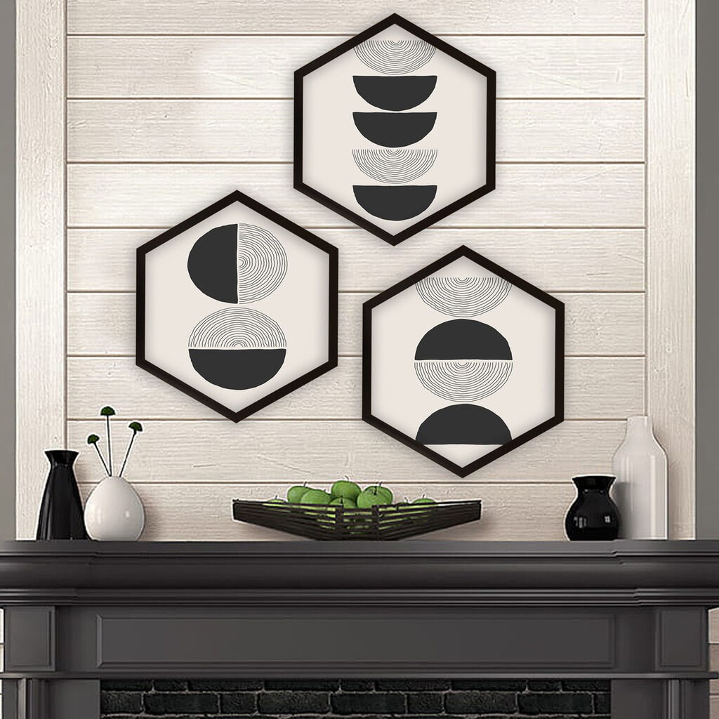 Wallity Uokvirena slika 6GEN17986, 35x35 cm, 3 dijela