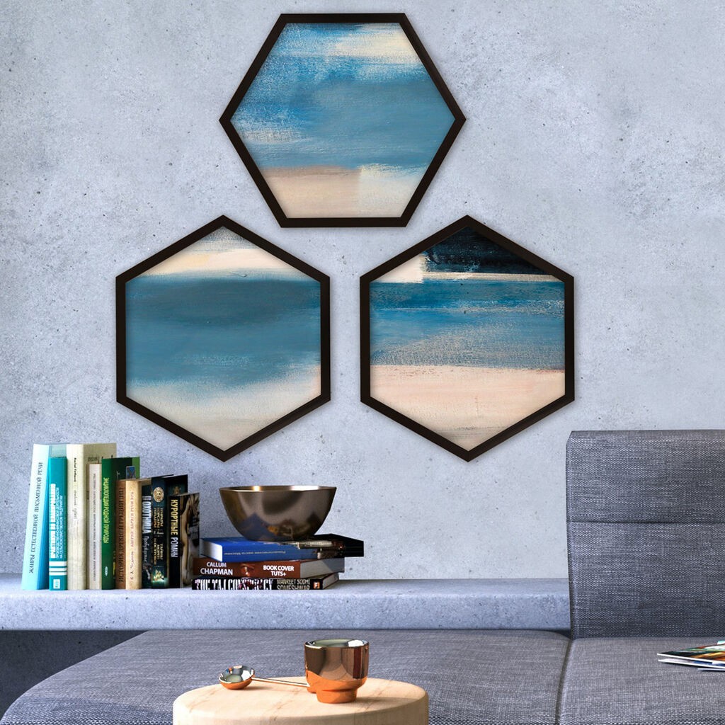 Wallity Uokvirena slika 6GEN772034371, 35x35 cm, 3 dijela