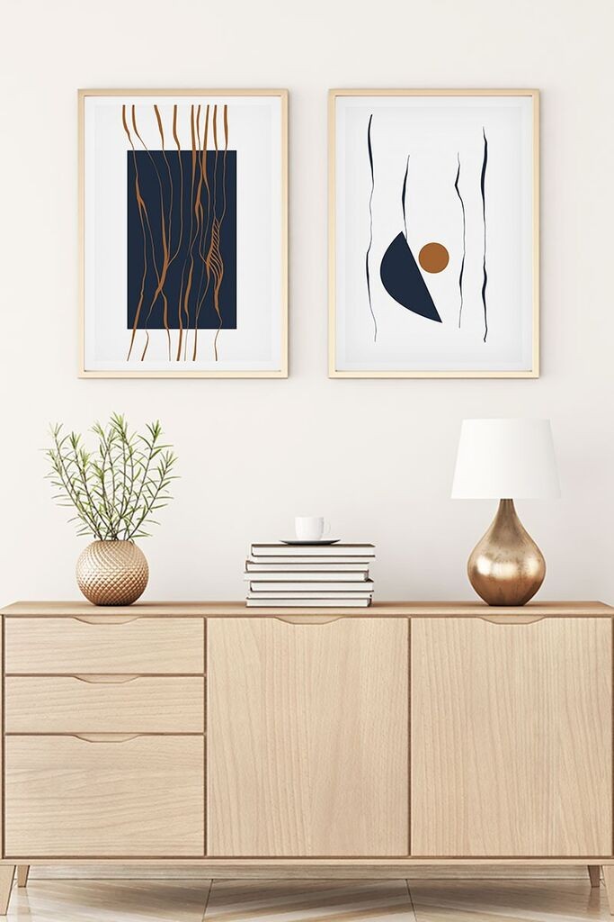 Uramljena slika Wallity Huhu108, 50x70 cm, 2 dijela