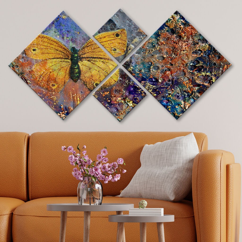 Wallity slika 4MDF132235475, 60x115 cm, 4 dijela