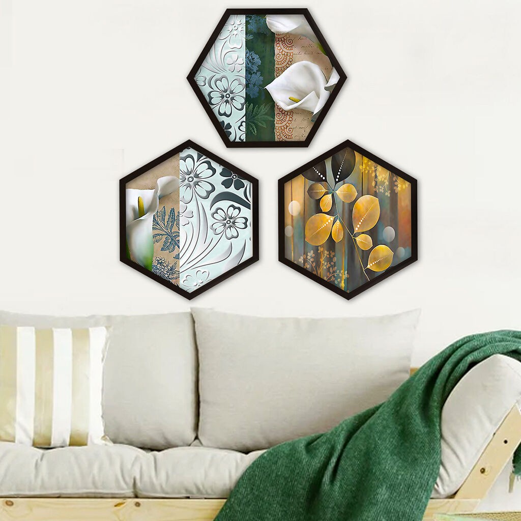 Wallity Uokvirena slika 6GEN17844322792, 35x35 cm, 3 dijela