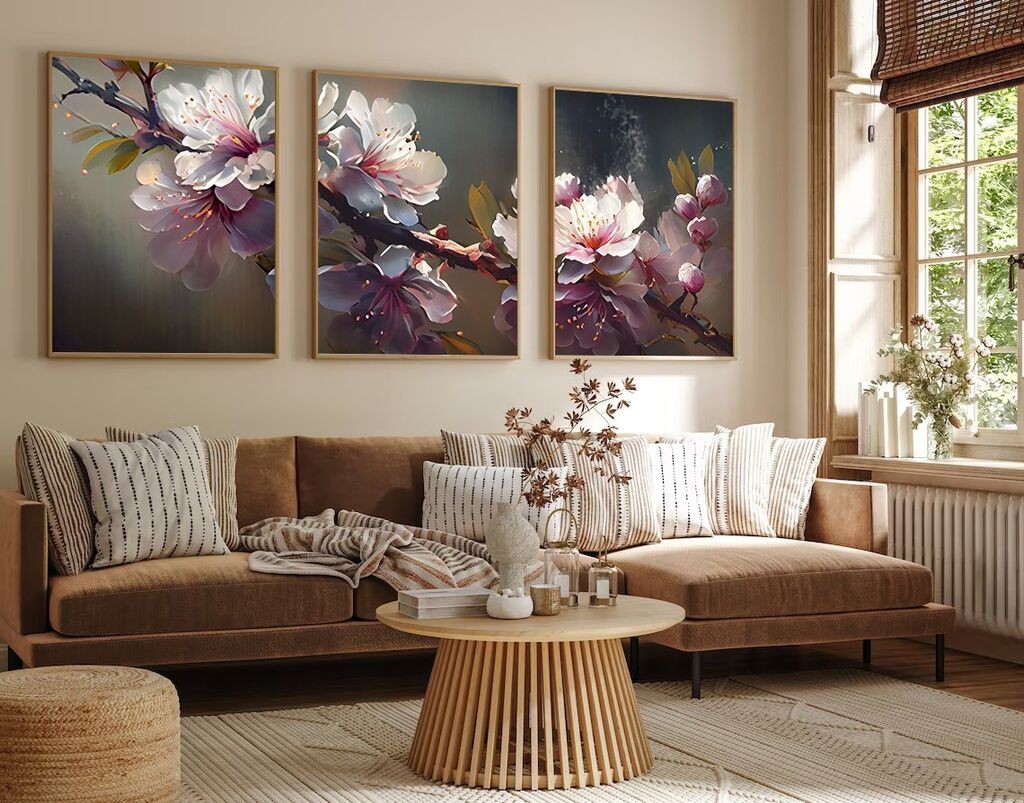 Wallity Uokvirena slika Huhu222, 20x30 cm, 3 dijela