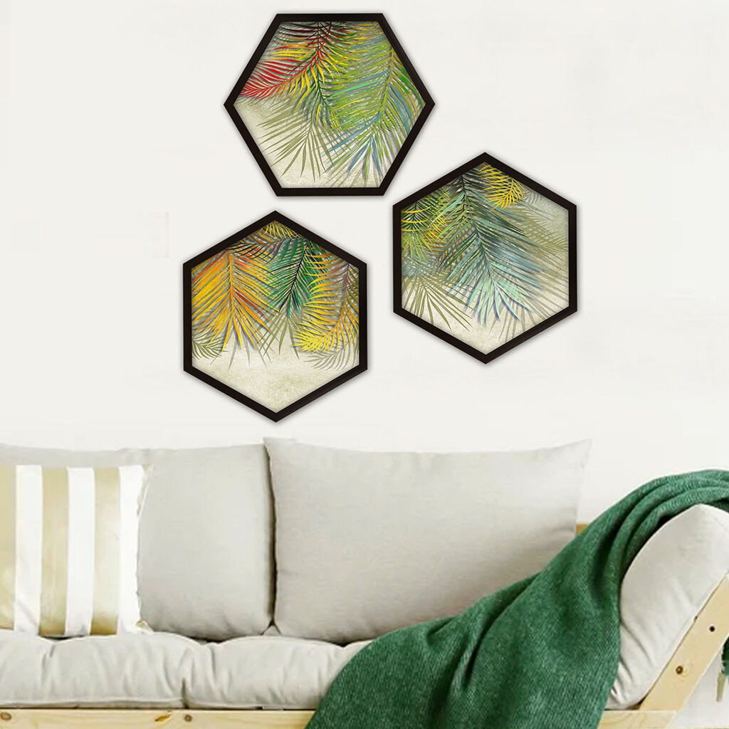 Wallity Uokvirena slika 6GEN1436217935, 35x35 cm, 3 dijela