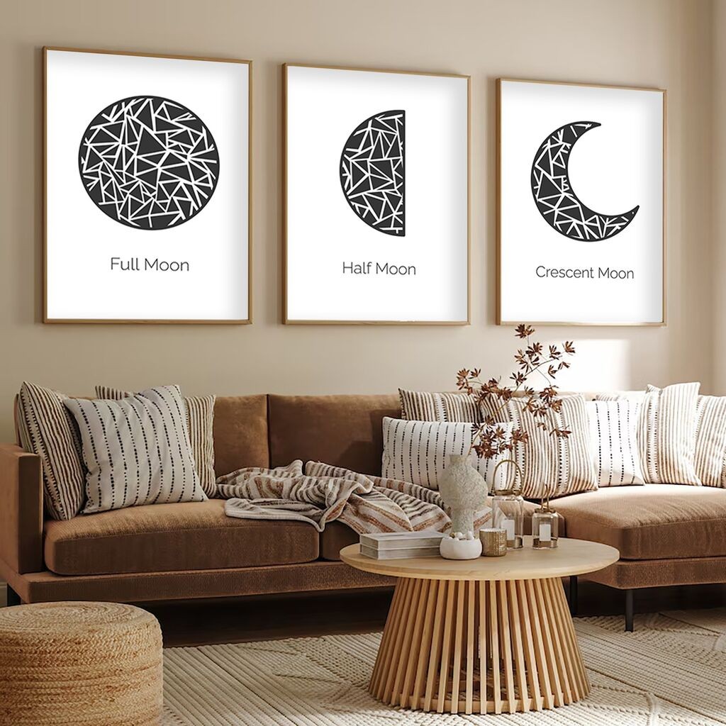 Uramljena slika Wallity Huhu225, 50x70 cm, 3 dijela