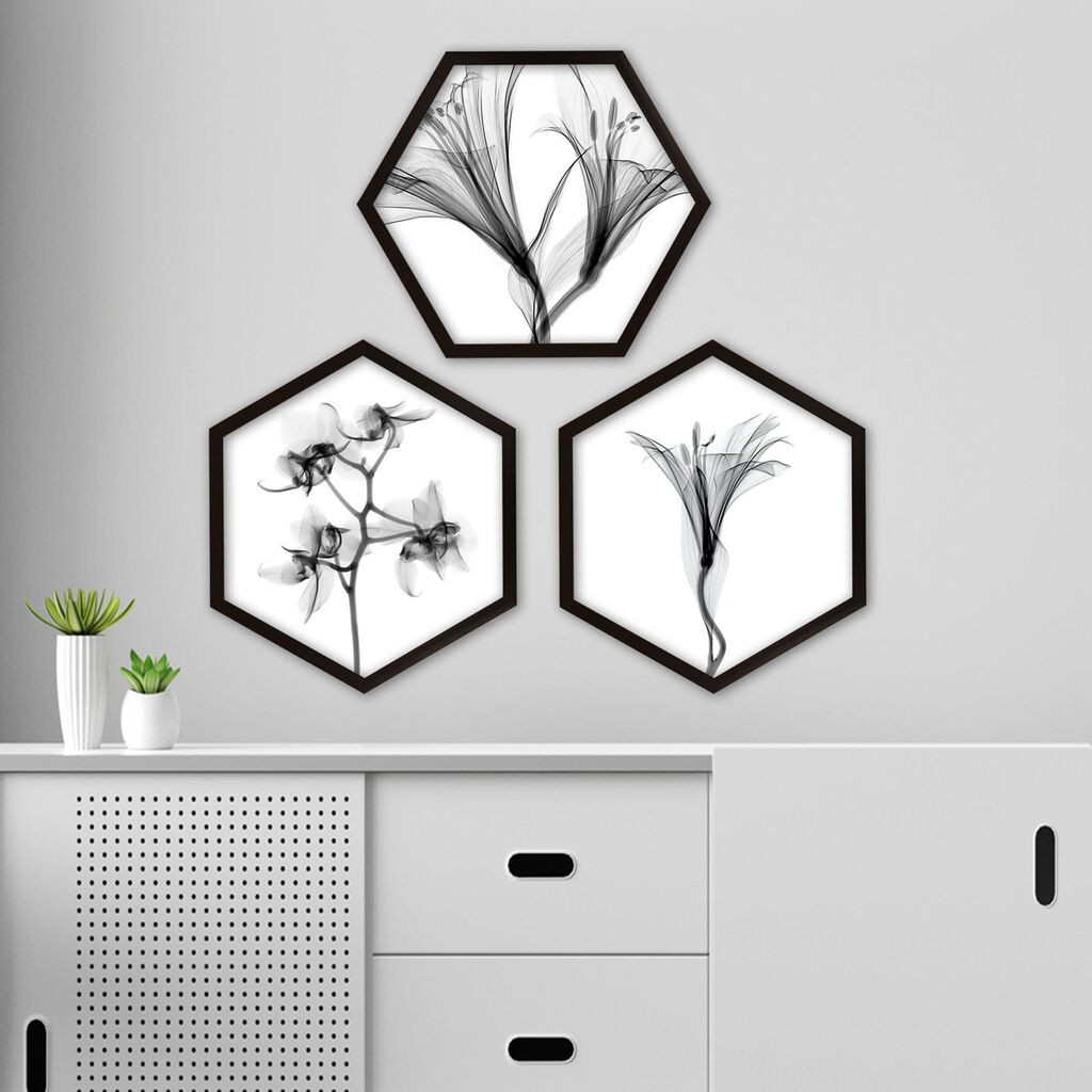 Wallity Uokvirena slika 6GEN46633, 35x35 cm, 3 dijela