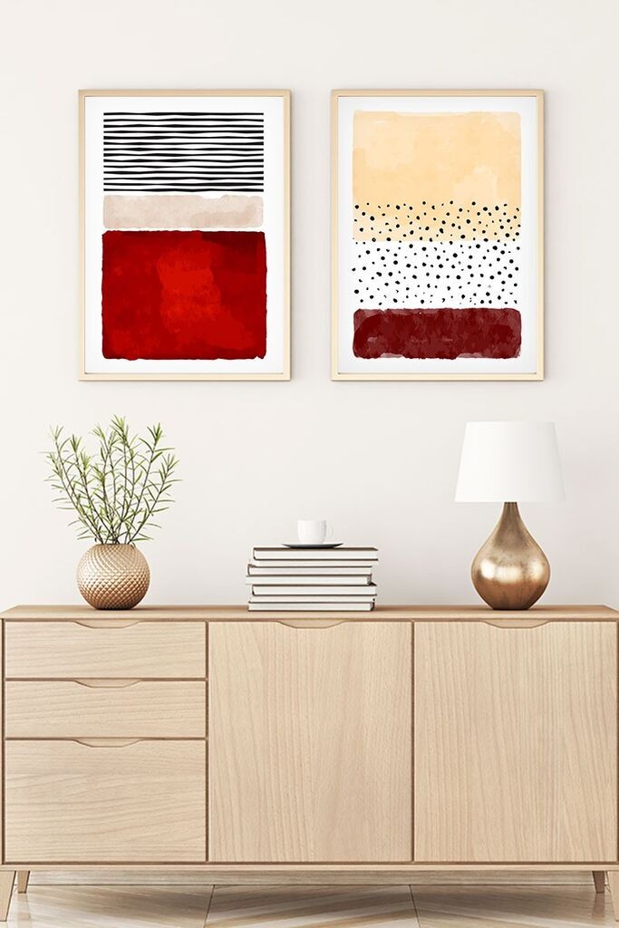 Uramljena slika Wallity Huhu56, 30x40 cm, 2 dijela