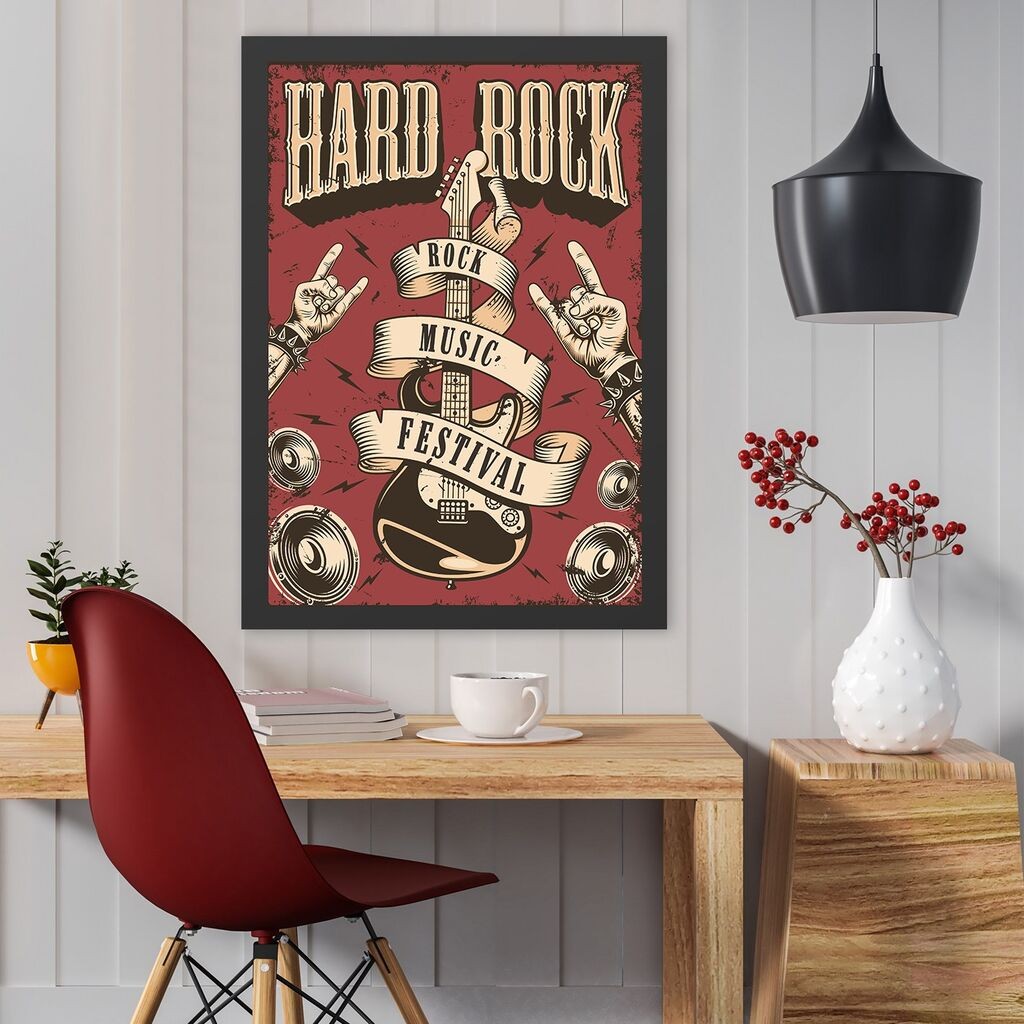 Uramljena slika Wallity Hard Rock, 35x45 cm