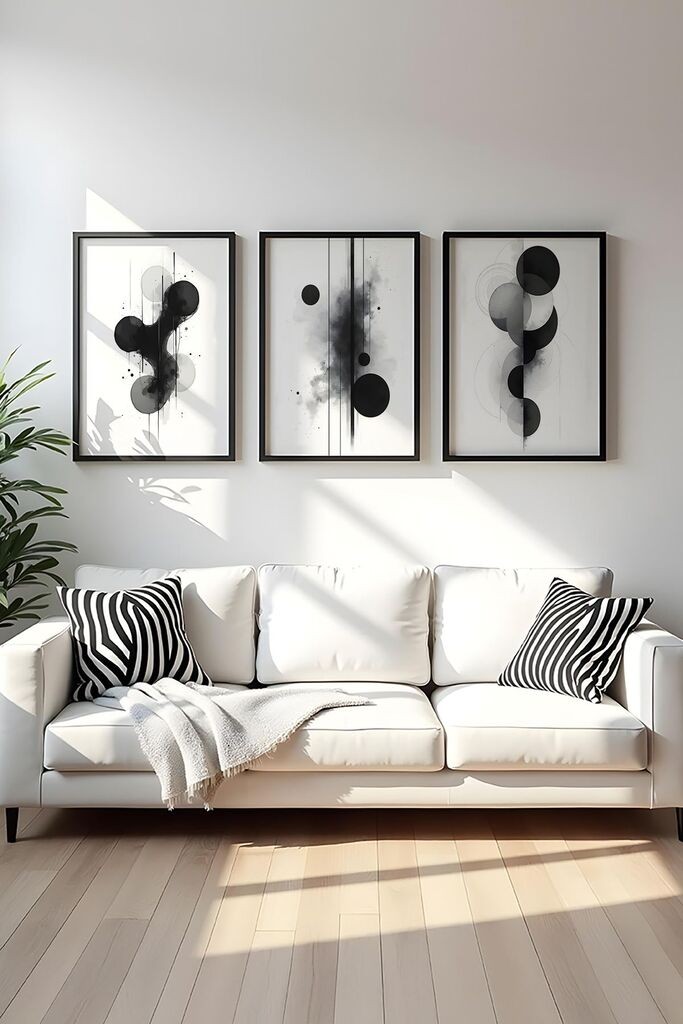 Uramljena slika Wallity Huhu435, 20x30 cm, 3 dijela