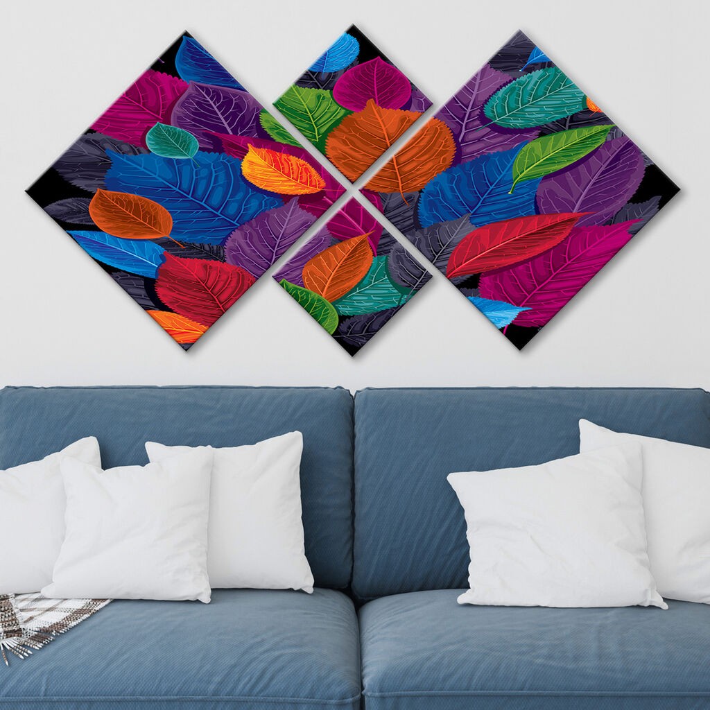 Wallity slika 4MDF79077301, 60x115 cm, 4 dijela