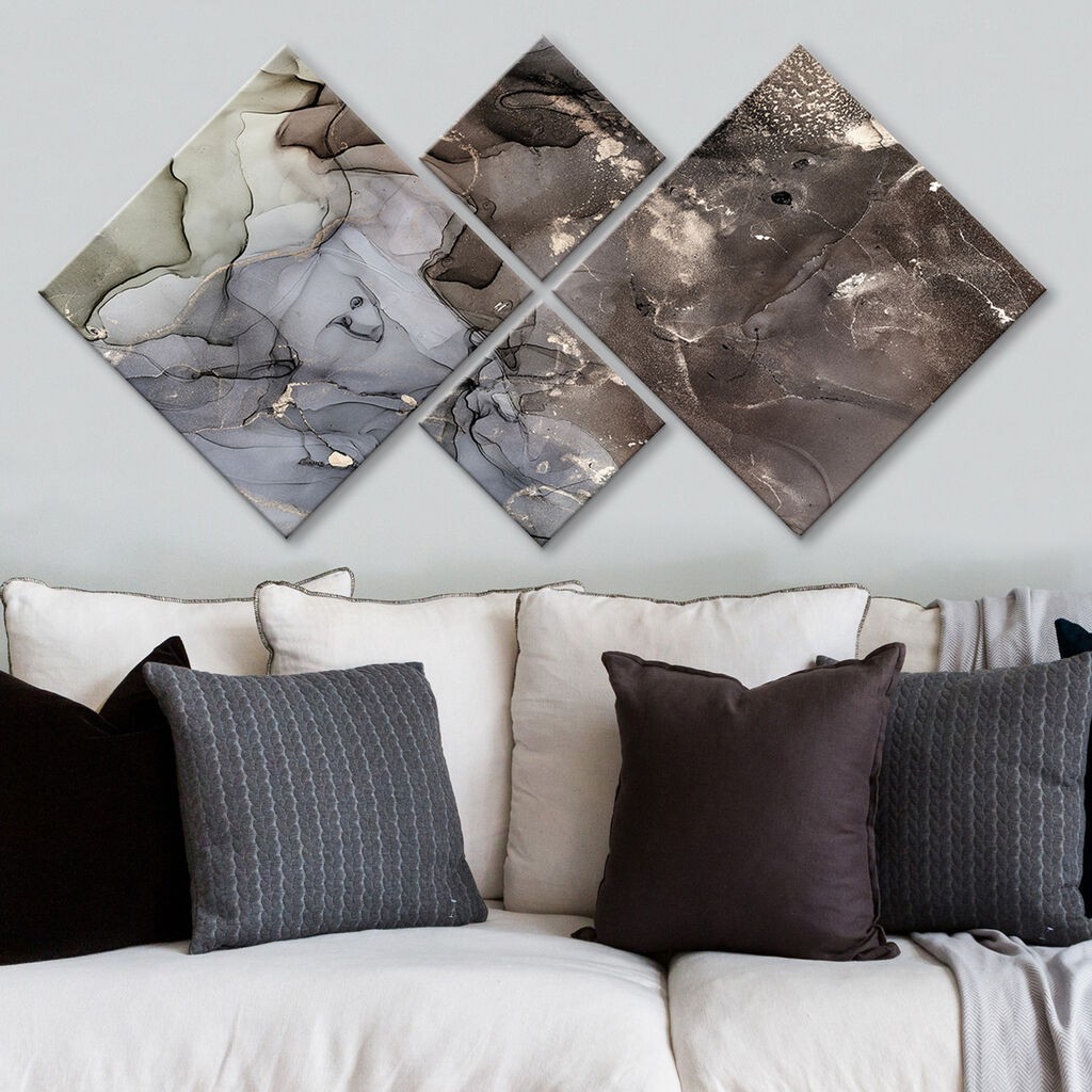 Wallity slika 4MDF1652792035, 60x115 cm, 4 dijela