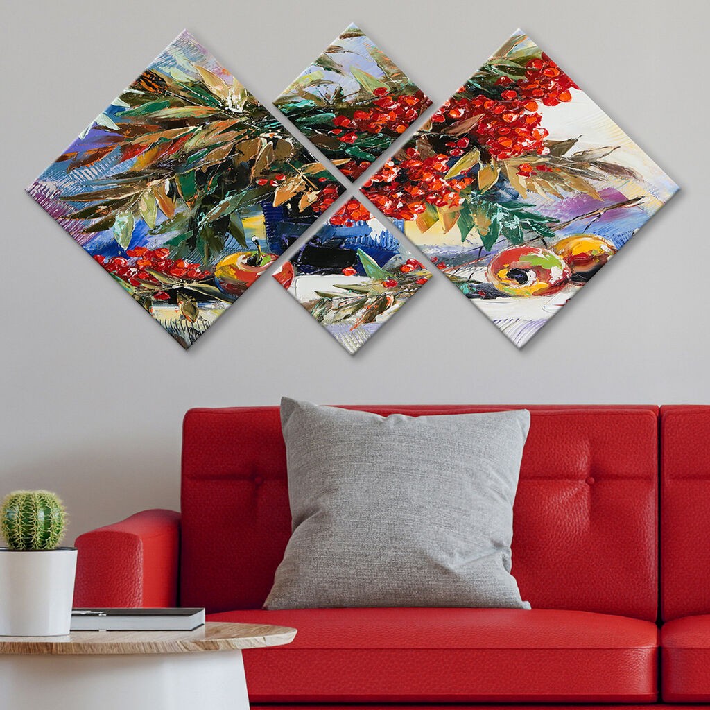 Wallity slika 4MDF8014237, 60x115 cm, 4 dijela