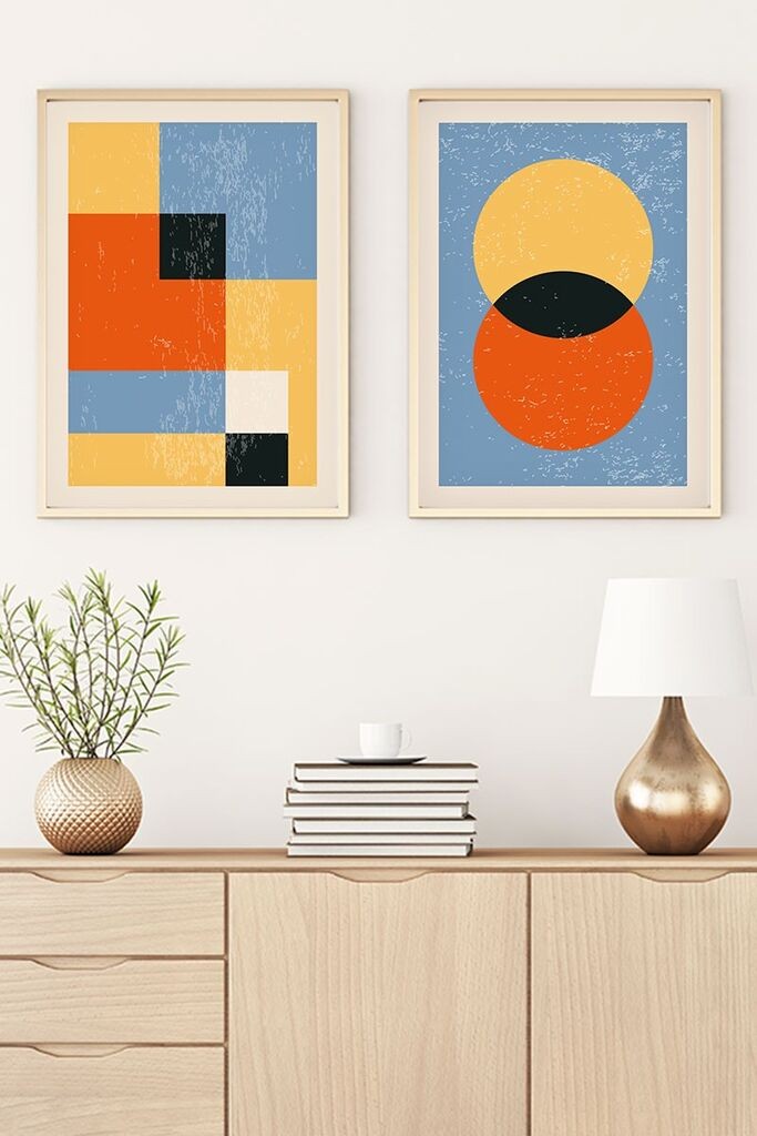 Uramljena slika Wallity Huhu17, 50x70 cm, 2 dijela