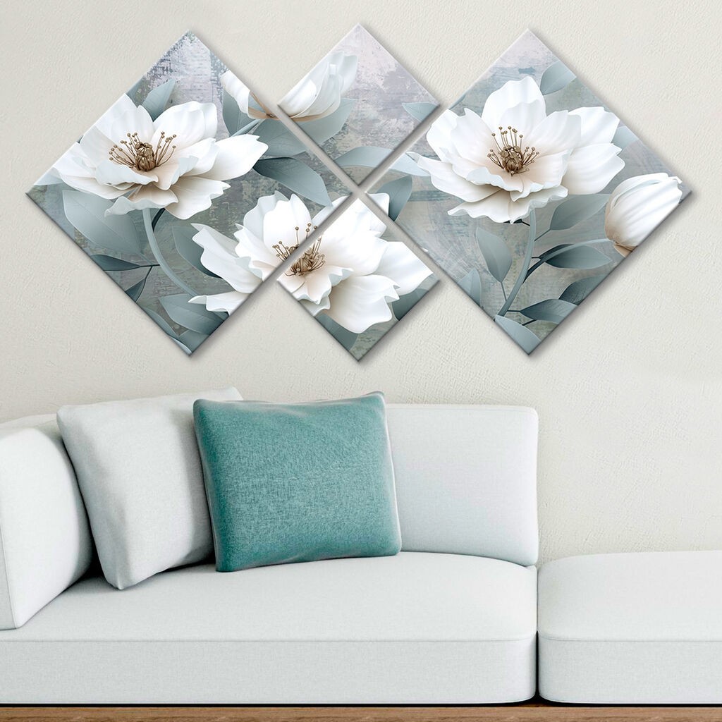 Wallity slika 4MDF1608769768, 60x115 cm, 4 dijela