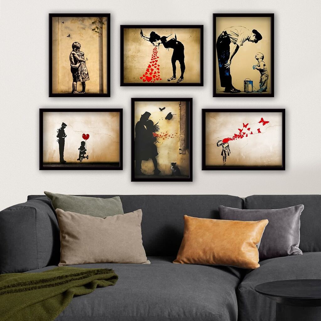 Wallity Uokvirena slika 6BC9621_3545, 35x45 cm, 6 dijelova