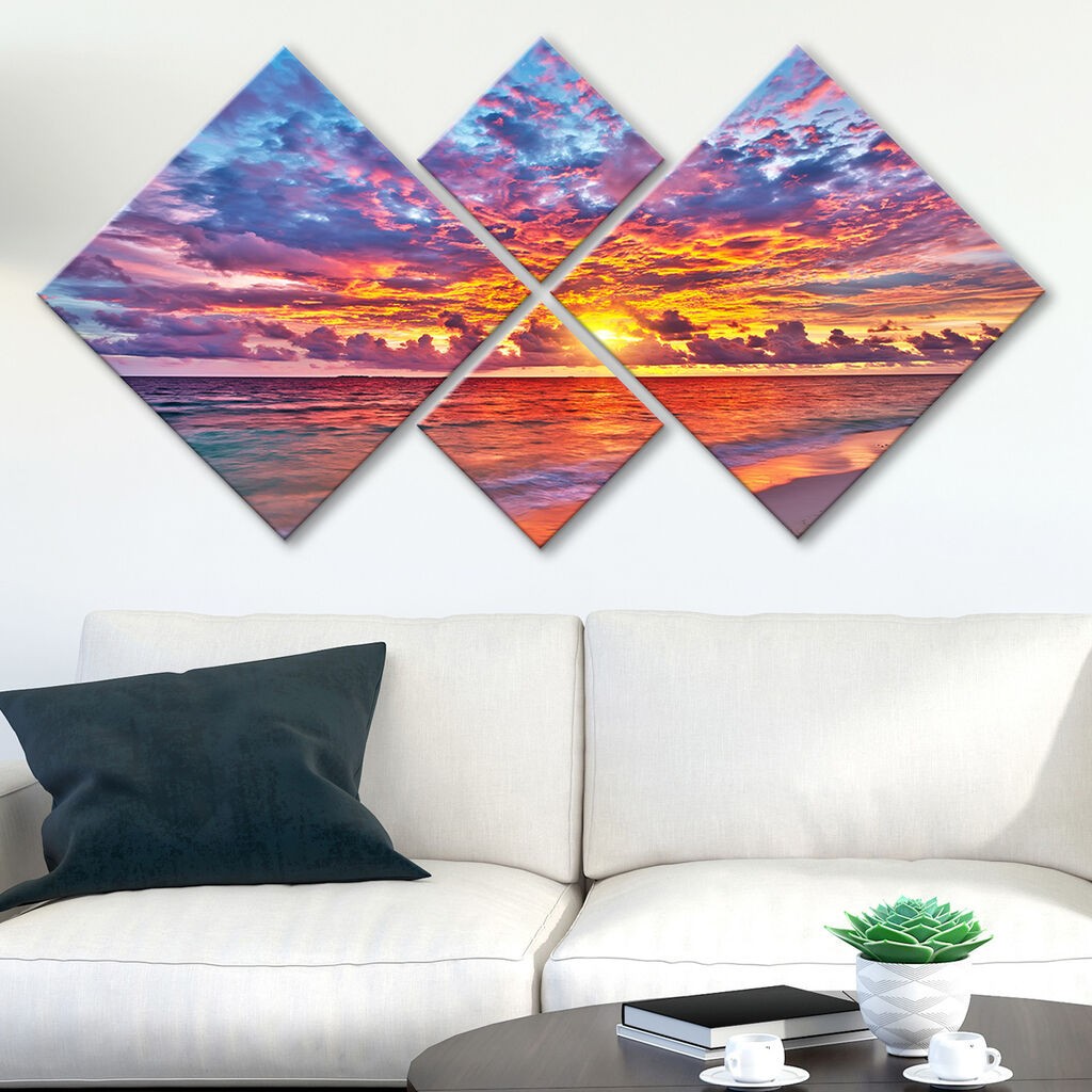 Wallity slika 4MDF387692950, ​​​​60x115 cm, 4 dijela