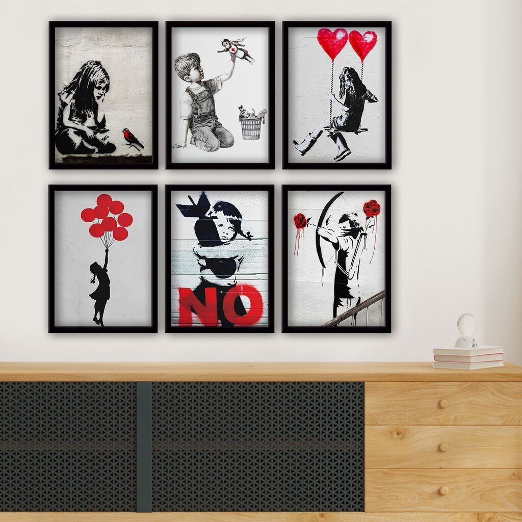 Wallity Uokvirena slika 6BC9628_3545, 35x45 cm, 6 dijelova