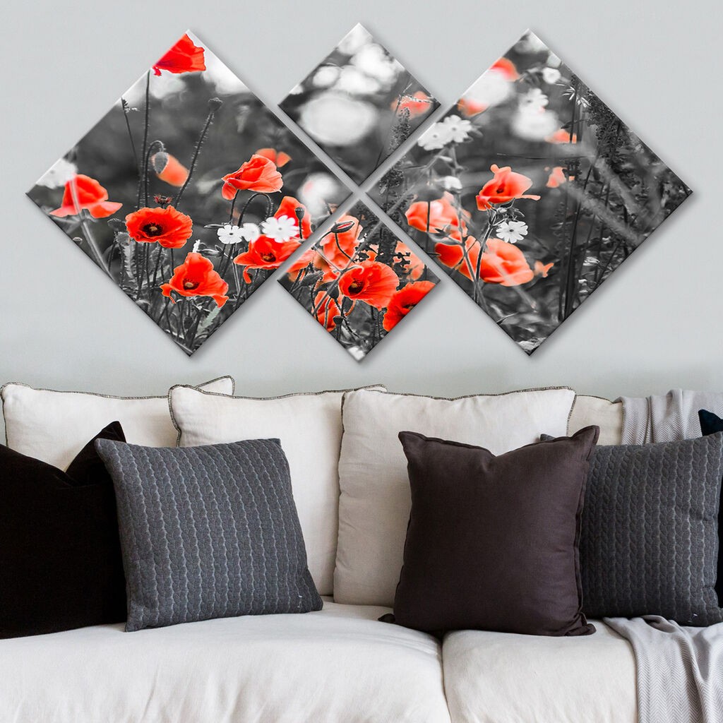 Wallity slika 4MDF63816769, 60x115 cm, 4 dijela