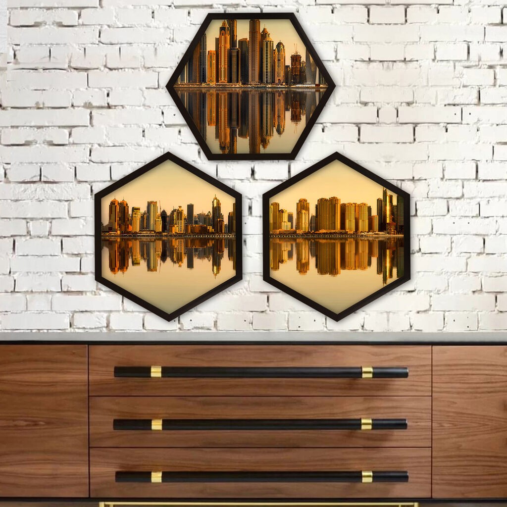 Wallity Uokvirena slika 6GEN521991814, 35x35 cm, 3 dijela