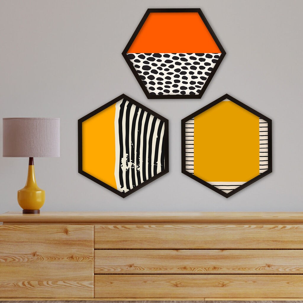 Wallity Uokvirena slika 6GEN1548484, 35x35 cm, 3 dijela