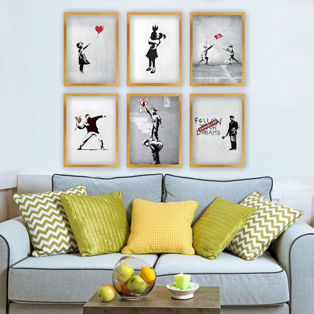 Wallity Uokvirena slika 6AC9618_3545, 35x45 cm, 6 dijelova