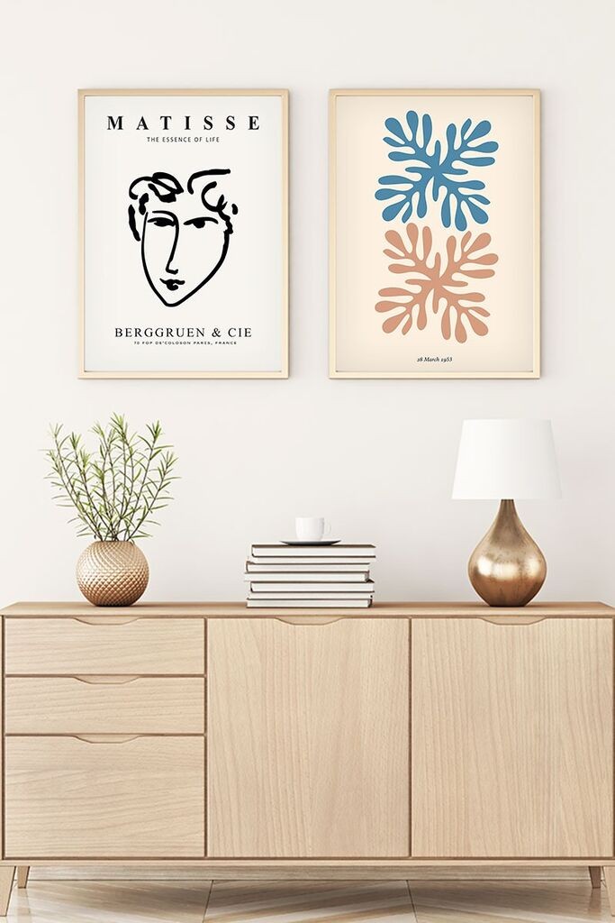 Uramljena slika Wallity Huhu173, 35x50 cm, 2 dijela