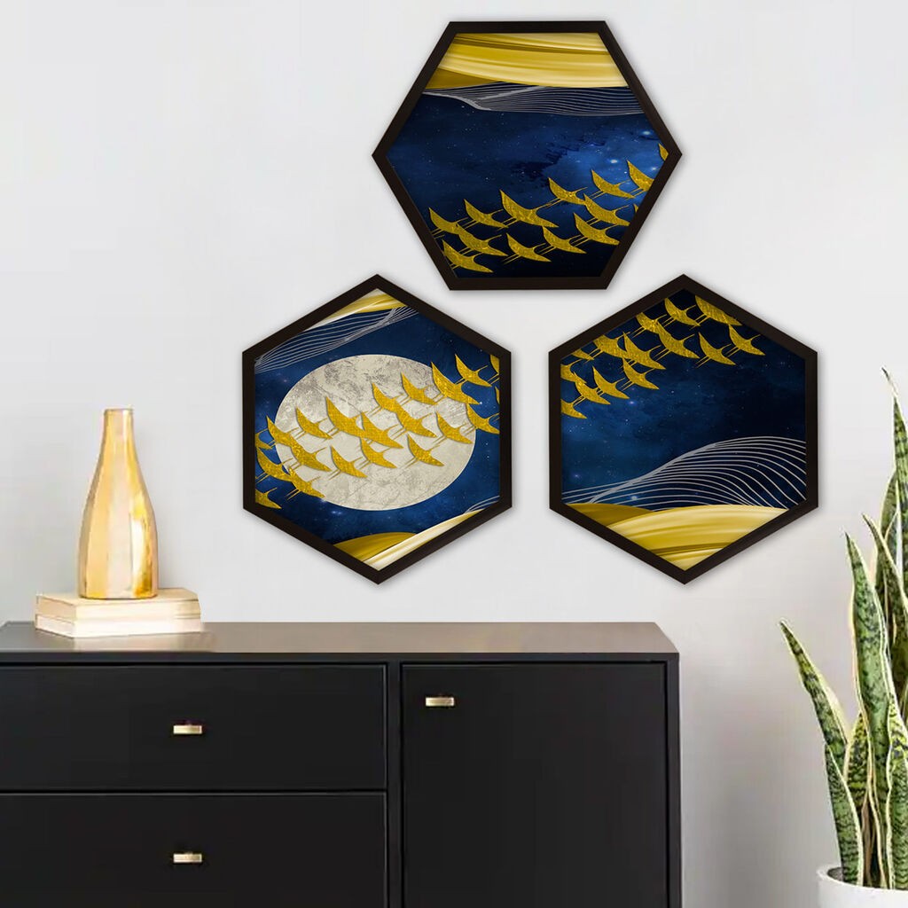 Wallity Uokvirena slika 6GEN4568792, 35x35 cm, 3 dijela