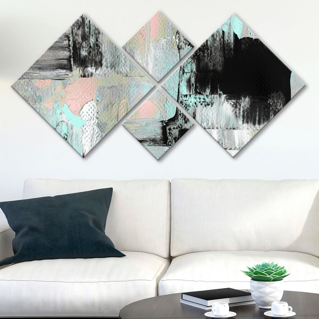 Wallity slika 4MDF3515471, 60x115 cm, 4 dijela