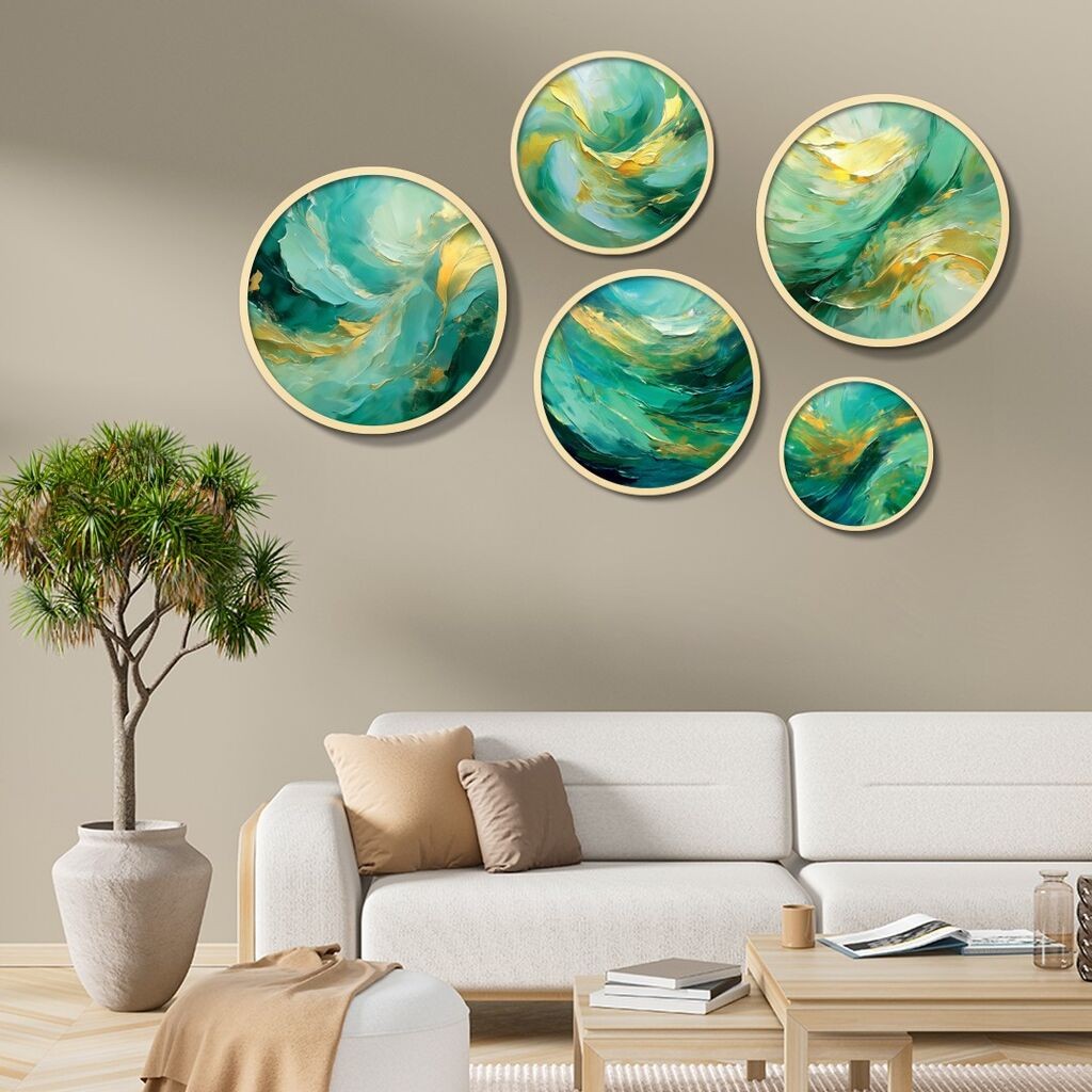 Wallity Uokvirena slika Yats-50, 5 dijelova