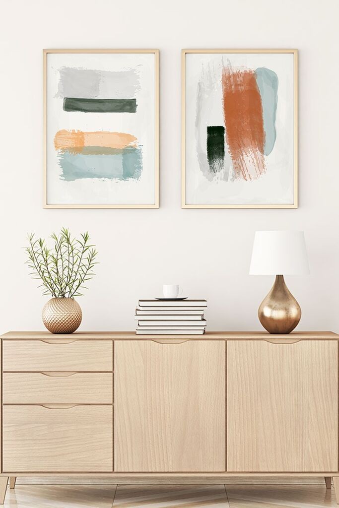 Wallity Uokvirena slika Huhu102, 30x40 cm, 2 dijela