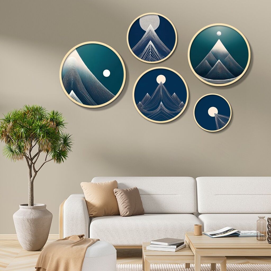 Wallity Uokvirena slika Yats-33, 5 dijelova