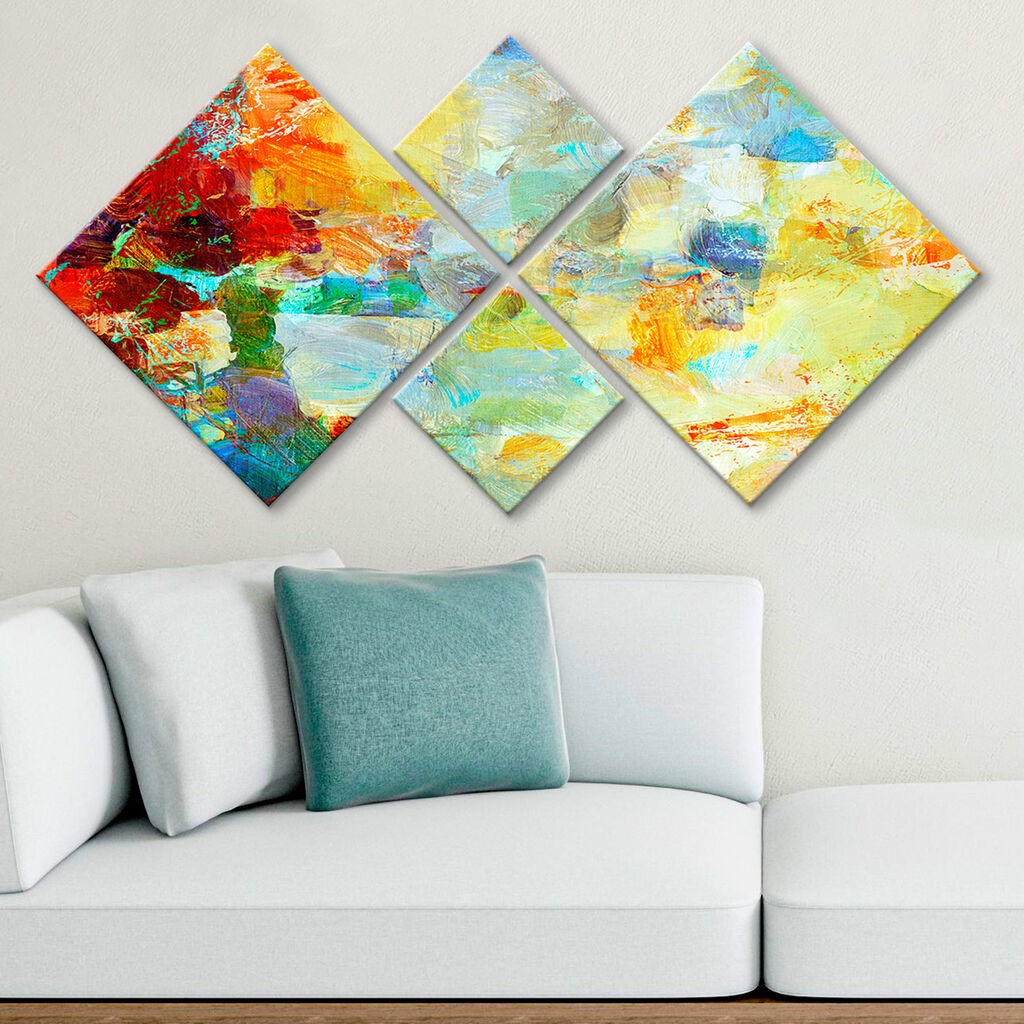 Wallity slika 4MDF6262166, 60x115 cm, 4 dijela