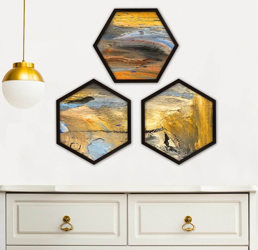 Wallity Uokvirena slika 6GEN1119024, 35x35 cm, 3 dijela