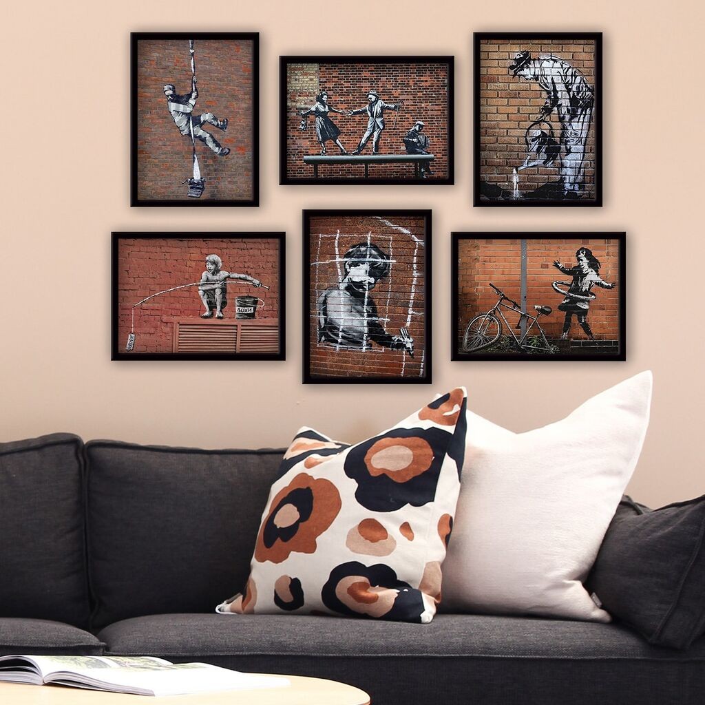 Wallity Uokvirena slika 6BC9624_3545, 35x45 cm, 6 dijelova