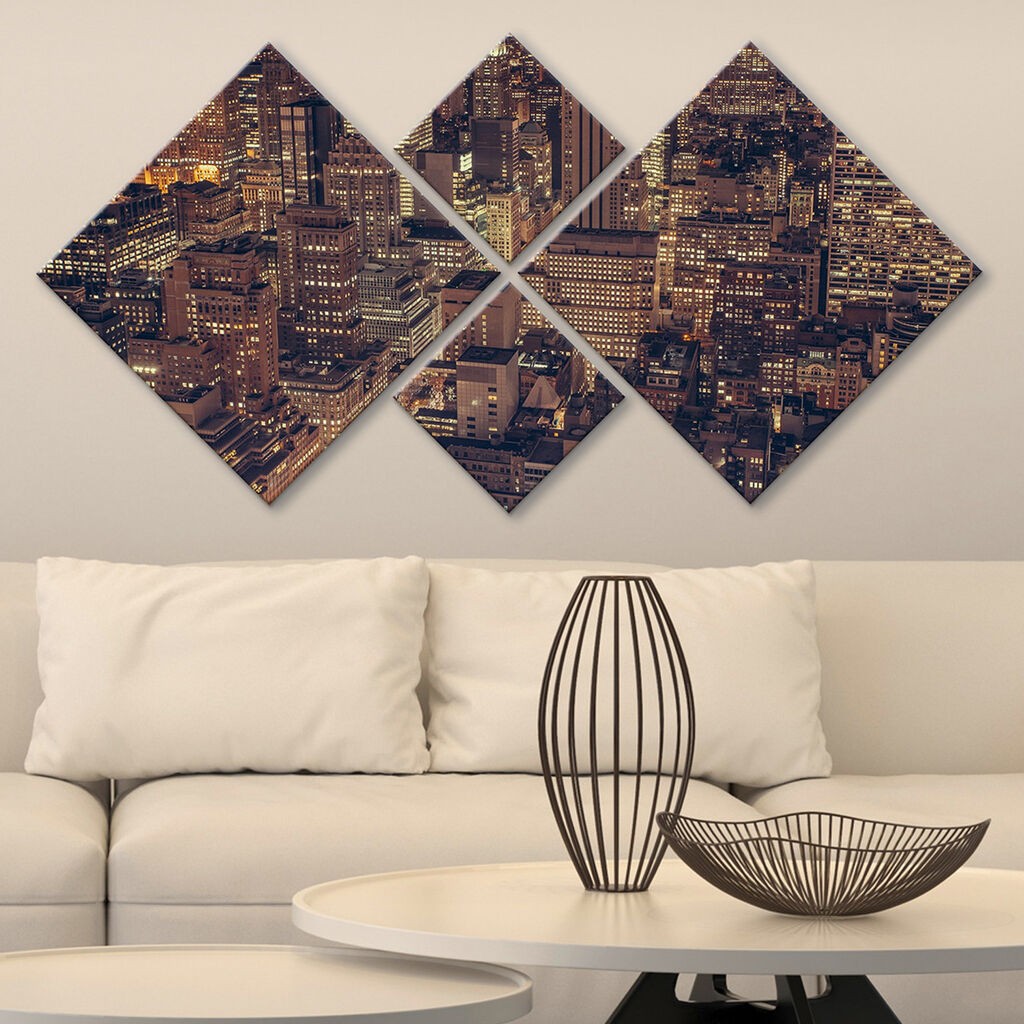 Wallity slika 4MDF690868, 60x115 cm, 4 dijela