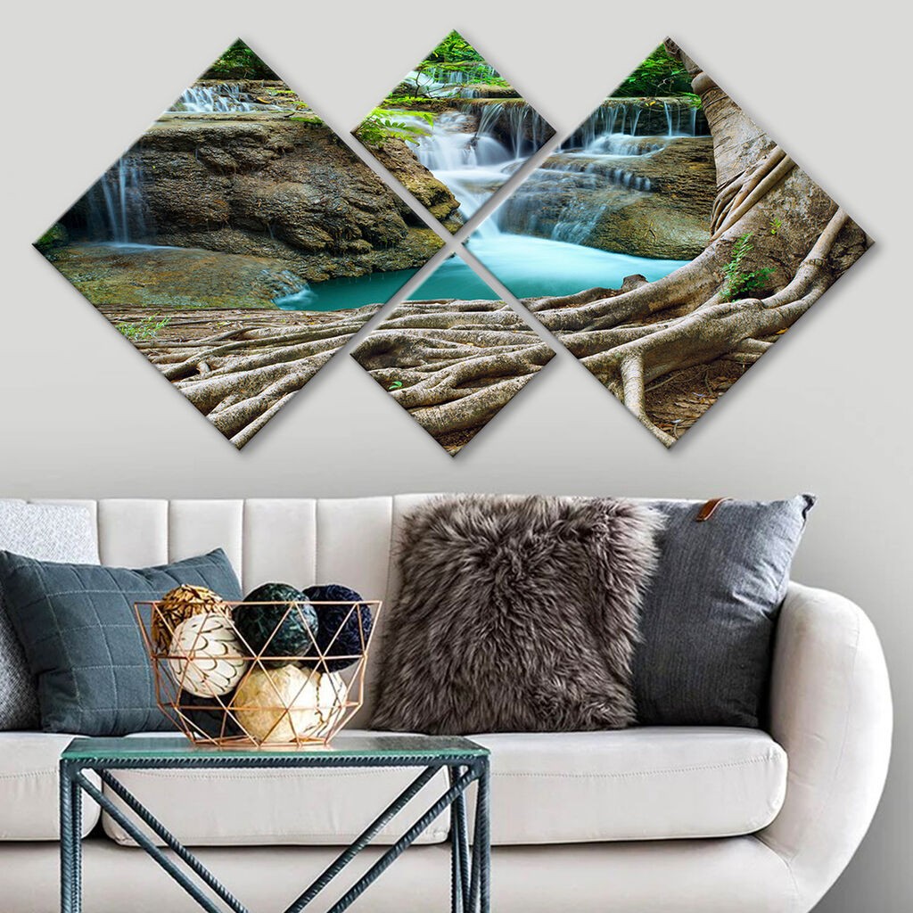 Wallity slika 4MDF219109297, 60x115 cm, 4 dijela