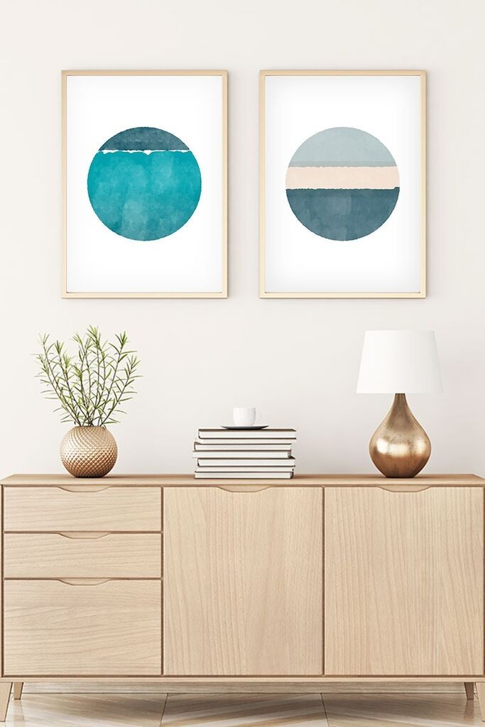 Wallity Uokvirena slika Huhu71, 20x30 cm, 2 dijela