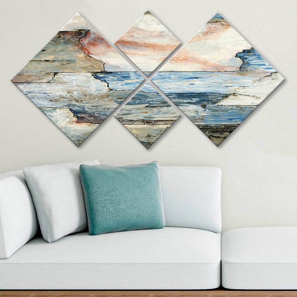 Wallity slika 4MDF84654385, 60x115 cm, 4 dijela