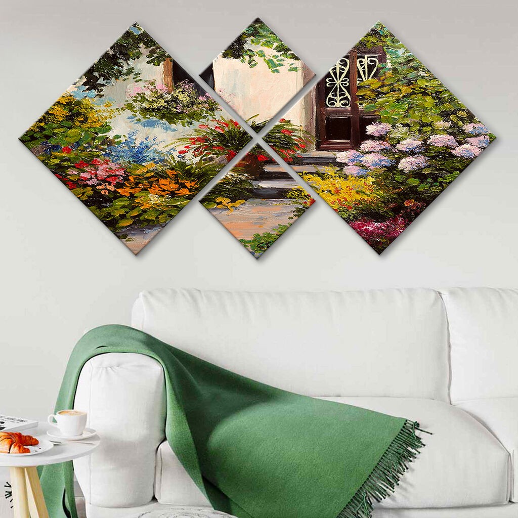 Wallity slika 4MDF69246717, 60x115 cm, 4 dijela