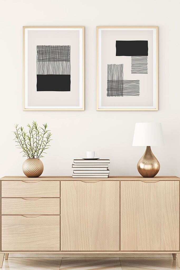 Uramljena slika Wallity Huhu146, 20x30 cm, 2 dijela