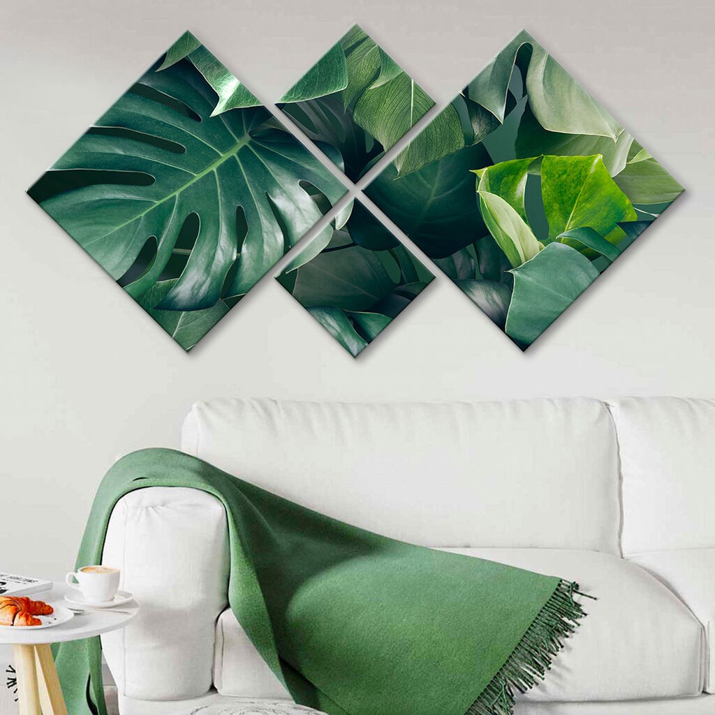 Wallity slika 4MDF2294549, 60x115 cm, 4 dijela