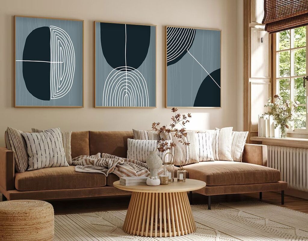 Wallity Uokvirena slika Huhu214, 20x30 cm, 3 dijela