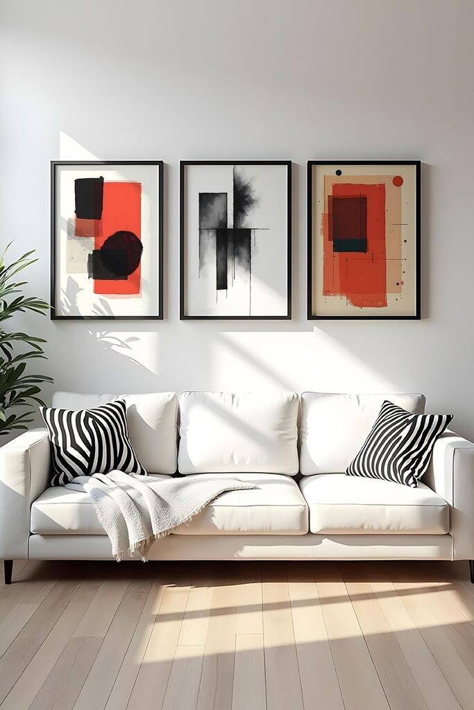 Uramljena slika Wallity Huhu428, 30x40 cm, 3 dijela